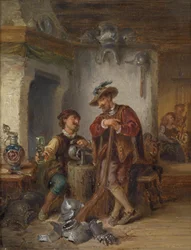 Tavern with Drinking Soldiers